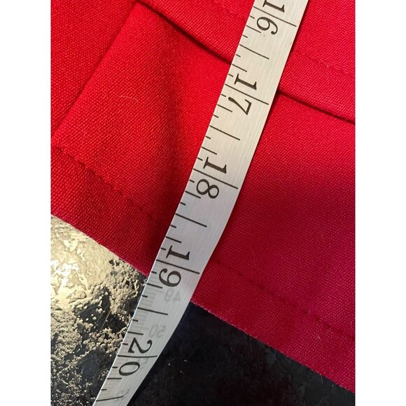 Vintage 60s Jack Feit Red Fitted Fur Trimmed Short Cropped Mod Blazer Jacket - Picture 12 of 12